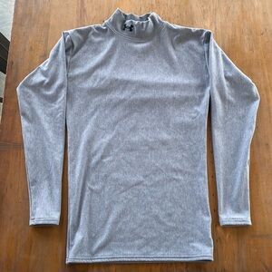 UNDER ARMOUR turtleneck longsleeve Mens grey Compression Thermal ski